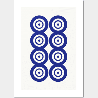 Eight Circle Wheel Dot Ba Tong 筒 Tile. It's Mahjong Time! Posters and Art